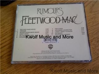 Fleetwood Mac Rumours Warner Bros 3010 2 CD 075992731324