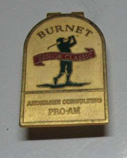 PGA Golf Burnet Senior Classic Money Clip 3m Pro Am Championship