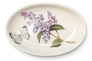 Etude de Fleur Lilac Butterfly Soap Dish by Blonder Home All New Last 