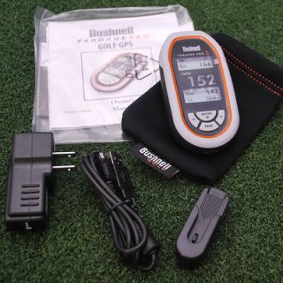 Bushnell Golf YARDAGE PRO GPS 36 8100 Orange Gray Rangefinder Fast 