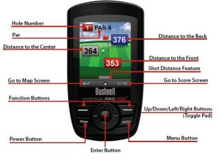 BUSHNELL 368350 Yardage Pro XGC+ GPS Golf GPS Rangefinder    NEW