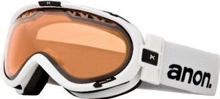 New Anon Solace White Burton Snowboard Goggles 2011