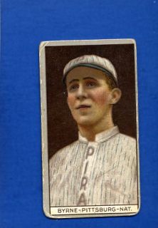 1912 T207 Tobacco Baseball Byrne Pittsburgh Napoleon Back