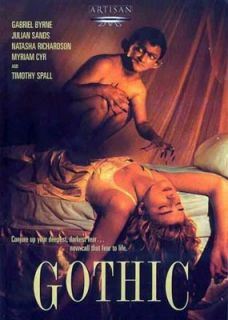 Gothic 1986 Gabriel Byrne Julian Sands DVD NEW