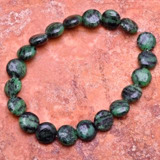 beads stone name natural zoisite authentic sold per 20pcs shape button 