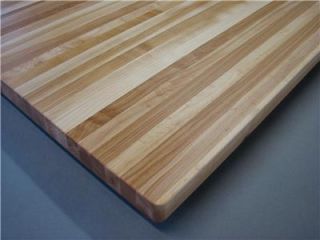 Premium Butcher Block Maple Cutting Board Edge Grain 24x48x2