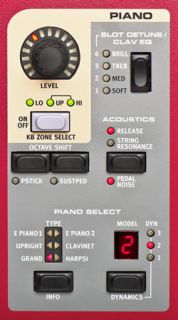   noise via optional nord triple pedal nord piano library compatible