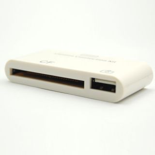 2in1 USB CF Card Reader CF1 CF2 II Camera Connection Kit for iPad 2 
