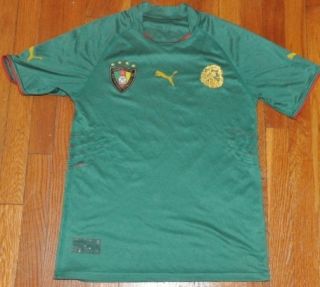 Puma Cameroon Africa World Cup National Team Home Soccer Jersey ETOO 