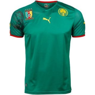  Puma Cameroon Home Soccer Jersey 10 11 Green