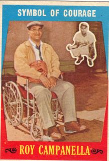TOPPS 550 ROY CAMPANELLA SYMBOL OF COURAGE CARD