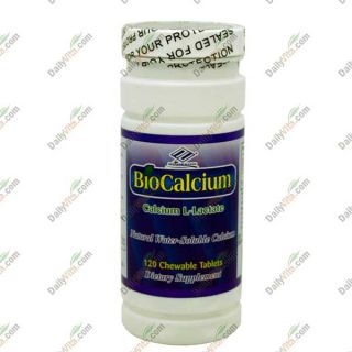 BIO CALCIUM L Lactate/Calcium Carbonate 120 TABLETS   Water Soluble 