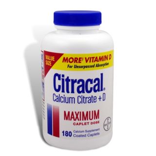 vitamin d3 maximum dose calcium citrate 630 mg 180 caplets