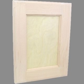 Custom Paint Grade Hardwood Flat Panel Cabinet Doors