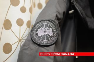New Canada GOOSE Voyageur Coat Parka Jacket Black 100 Authentic