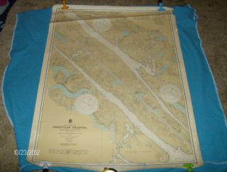 Vintage Nautical Chart 3772 Canada British Columbia Grenville Channel 
