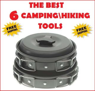 Cooking Pan Pot Camping Camp Hiking Outdoor Rugged Tough Gear 