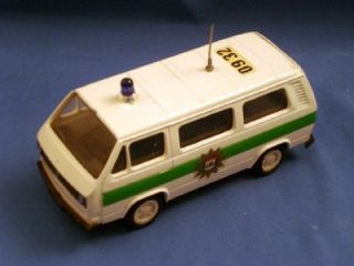 Gama VW Bully Polizeiauto VW Police Van 1202 with Box