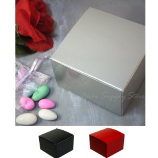 Wedding Favor Candy Cake Party Treat Gift Boxes 4x4x2 5 25 Bxs