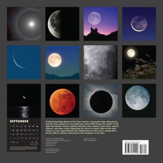 each page of the lunar 2013 wall calendar illuminates the