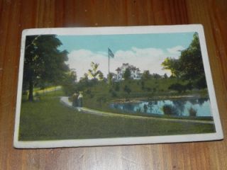 1928 Mount Vernon NY Barnum Bailey Estate Postcard