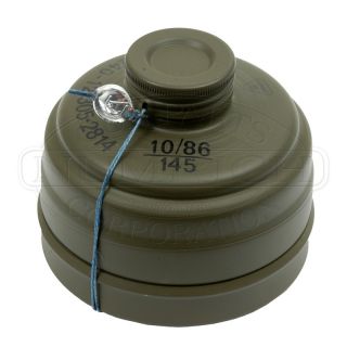 Surplus DRAGER 40mm NBC Gas Mask Filter Canister