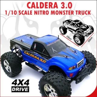 caldera 3 0 monster truck 1 10 scale a 2 speed sealed transmission 