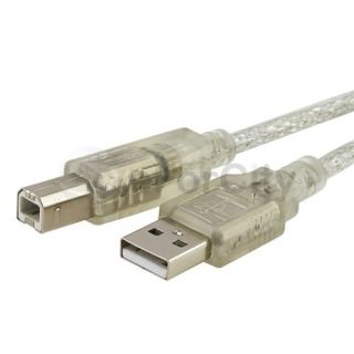 For HP Canon Dell Printer Cable Cord USB 2 0 A B 10ft
