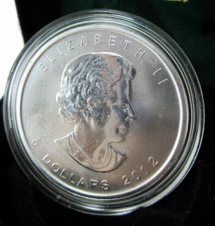 2012 CANADIAN SILVER COIN MOOSE 1 OZ .9999 FINE SILVER WILDLIFE 