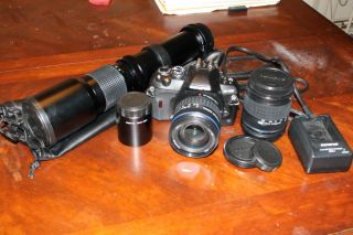 Olympus e410 camera with accessories