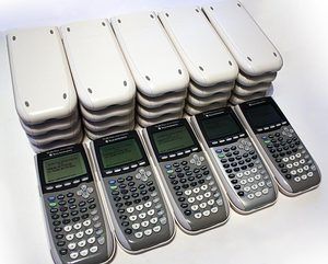 Texas Inst. TI 84 Plus Silver Calculator Class Set (25)