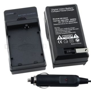 LP E5 Battery Charger with Car Adapter for Canon EOS Rebel T1i XSi XS 