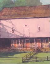 Callowhill Barn Bucks Zazenski Original Art Painting