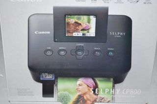 Canon Black Compact SELPHY Photo Printer CP800