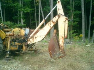 International Backhoe Attachment off 340 Tractor will fit others