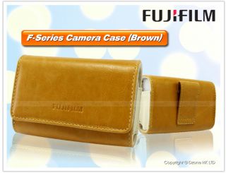 Genuine Fuji Fujifilm Camera Case for FinePix F Series Brown A036 