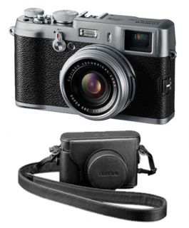 Fujifilm FinePix X100 Digital Camera with 23mm Lens Fuji Leather Case 