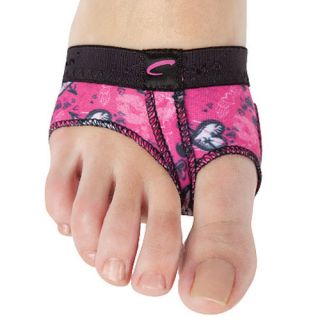 Capezio H07SS Cross My Heart Printed FootUndeez for Lyrical or Ballet 