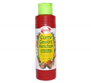 Hela Curry Gewurz Ketchup Delikat 400ml 13oz German Spicy Curry 