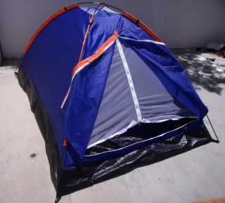 Outdoor Blue Camping Tent 2 Man Ultralight w Bag