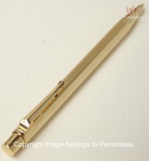 caran d ache ecridor maya gold plated mechanical pencil