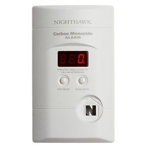    Nighthawk Carbon Monoxide Alarm Smoke Safety Detector Security Fire