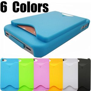 ID Credit Card Holder Hard Cover Case with USB Protect Plug for iPhone 
