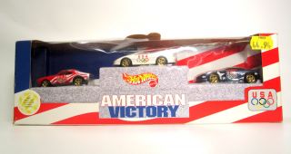 1996 Hot Wheels American Victory USA Olympics Camaros 3 Car Set