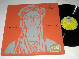 3LP Box Carl Orff Antigone Deutsche Grammophon NM Mint