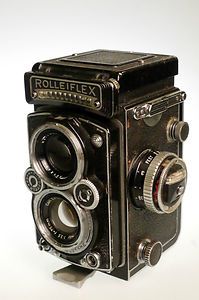    Rolleiflex 3 5E Type 1 TLR Camera 75mm F 3 5 Carl Zeiss Planar Lens