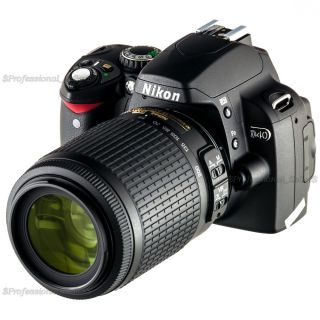 Excellent Nikon D40 SLR Digital DSLR Camera Kit Set 55 200mm VR Zoom 