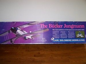 GOLDBERG JUNGMEISTER R C MODEL AIRPLANE KIT AWESOME CONDITION