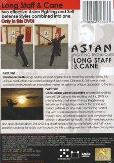   Techniques Martial Arts Instruction DVD New Long Staff and Cane