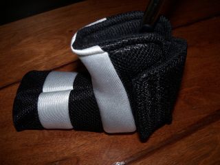   Black and White Blade Putter Cover Fits Scotty Cameron Odyssey